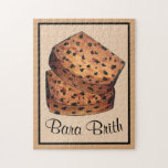 Bara Brith Wales Welsh Bread Fruit Loaf Baking Pussel<br><div class="desc">Utformningen har en originalmarkörillustration av barbrith, en fruktlimpa som är populär i Wales. Denna design finns också tillgänglig för andra produkter. Det finns också många fler brittiska mattematiska utformningar att tillgå från denna butik. Ser du inte vad du är tittar för? Kontakta Rebecca för att få något skapat för dig....</div>