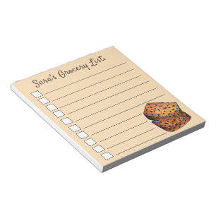 Bara Brith Welsh Speckled Bread Fruit Loaf UK Food Anteckningsblock