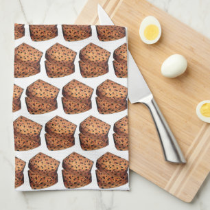 Bara Brith Welsh Speckled Bread Fruit Loaf UK Food Kökshandduk