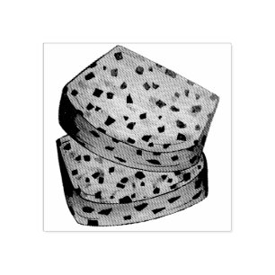 Bara Brith Welsh Speckled Bread Fruit Loaf UK Food Stämpel