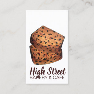 Bara Brith Welsh Speckled Bread Fruit Loaf UK Food Visitkort