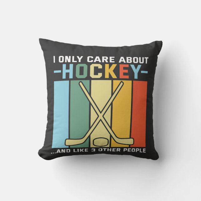Bara bry om Hockey Kudde (Framsida)