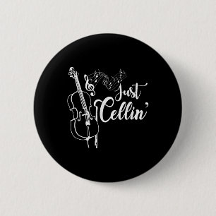Bara Cellin Funny Cellist Musician Gift Cello Knapp