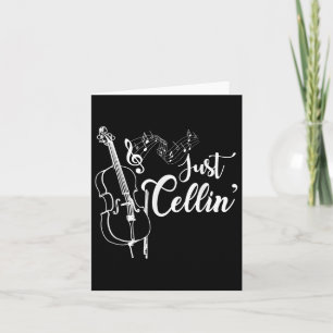 Bara cellin Rolig cellist Musiker Present Cello Kort