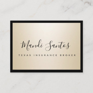 BARA CHAMPAGNE VISITKORT