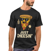 Bara Cheesin'Funny Pizza Keychain - Cute Gift