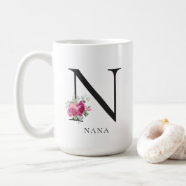Bara Chic Sweet Peonies Nana 15oz Coffee Mugg