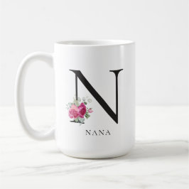 Bara Chic Sweet Peonies Nana 15oz Coffee Mugg