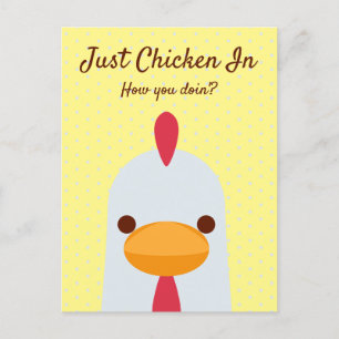 Bara Chicken i ett fåtal vykort för Hej