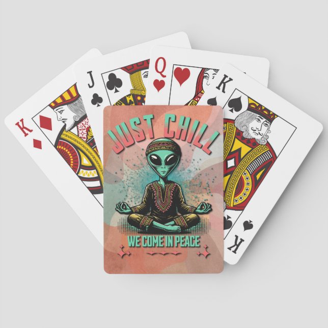 Bara Chill, vi Kom i fred Casinokort (Baksidan)