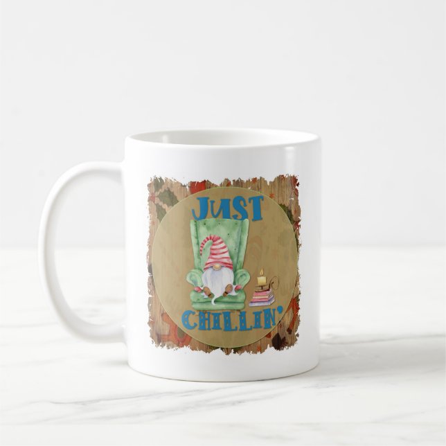 Bara Chillin'Gnome Kaffemugg (Vänster)