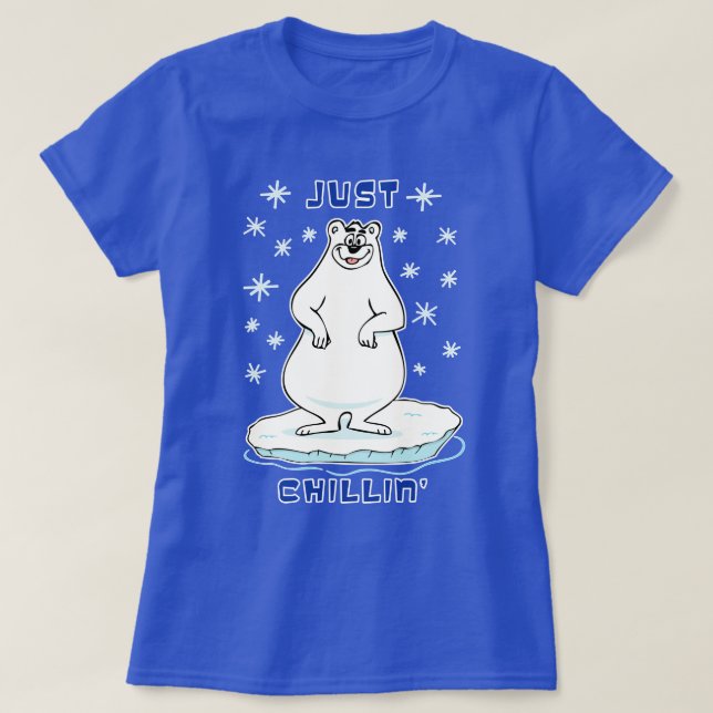 Bara Chillins Polar Bear T-shirt (Design framsida)
