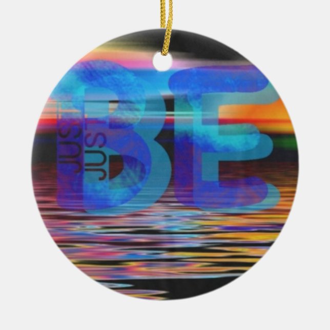 Bara citera mindiseringsgåvor till kvinnor och Man Julgransprydnad Keramik (Framsidan)