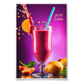 BARA COOLA MED JUICER FOTOTRYCK