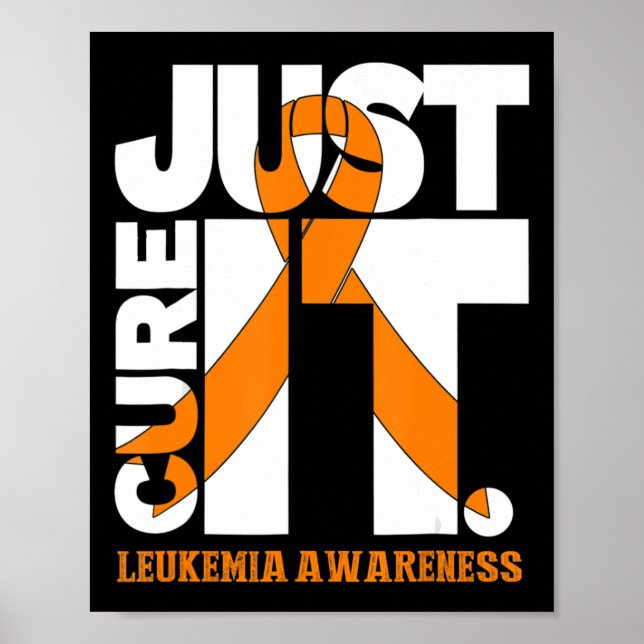 Bara Cure Leukemia Awareness Ribbon Manar Women Ki Poster (Framsidan)