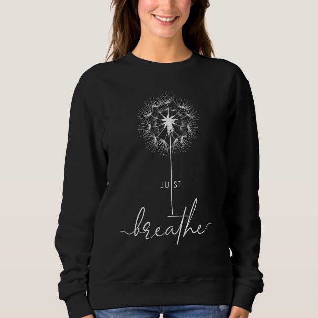 Bara Dandelion Tatto Prows Breathe Blow Mönster T Shirt (Framsida)