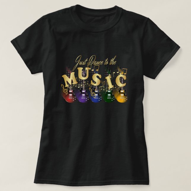 Bara dansa till musiken t shirt (Design framsida)