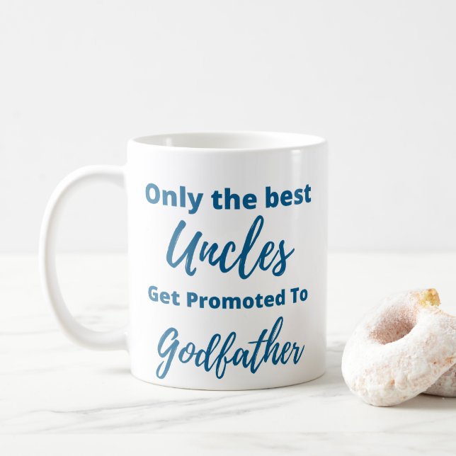 Bara de bästa artiklarna befordras till gudfadern kaffemugg (Med munk)
