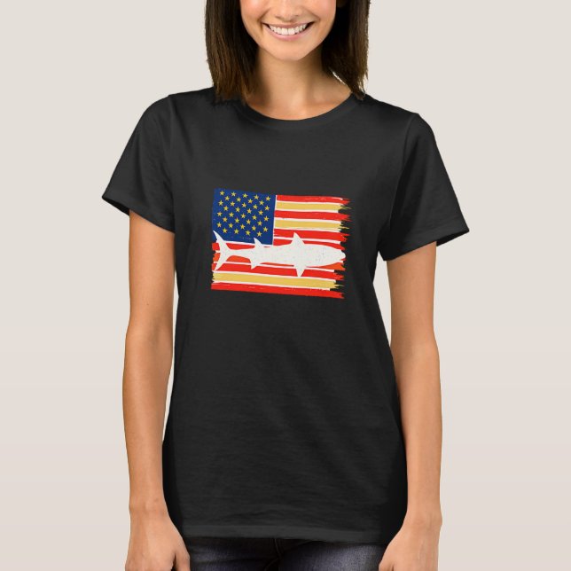Bara De Största Fiskarna Föds I Alaska T Shirt (Framsida)
