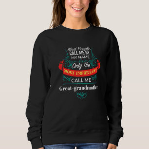 Bara De Viktigaste Kallar Mig Farmors Mormor T Shirt
