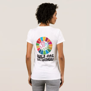 Bära den ändring du vill se globala mål 2030 t shirt