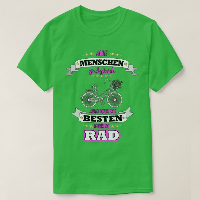 Bara den bästa cykelpresenten. t shirt (Design framsida)