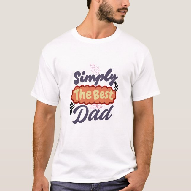 Bara den bästa Pappan - Fadersdags T-Shirt (Framsida)