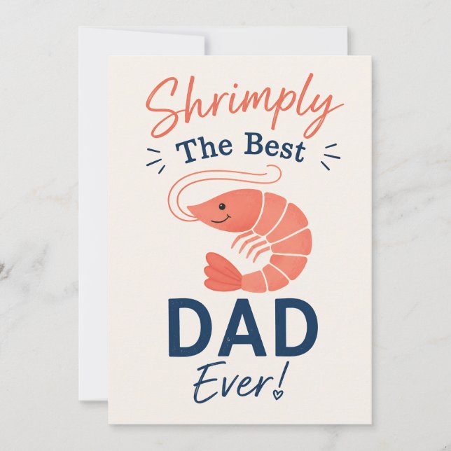 Bara den bästa pappan någonsin!Fars dag Platt kort (Framsida)
