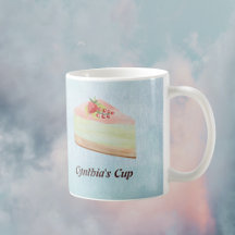 Bara Desserter med Monogram i mjuka vattenfärger