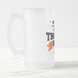 Bara det bästa blir... frostat ölglas