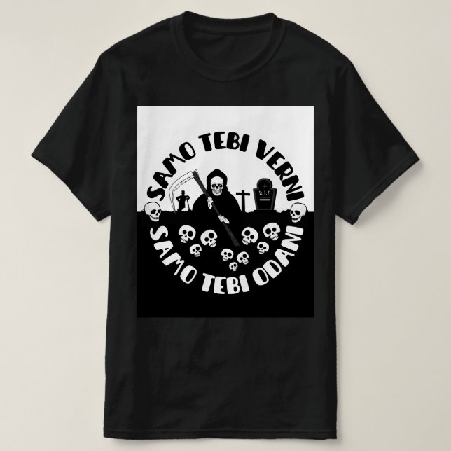 Bara dig trogna bara dig hängivna  t shirt (Design framsida)
