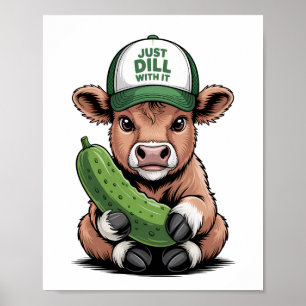Bara dill med det ko PNG, Rolig inlagd gurka Poster