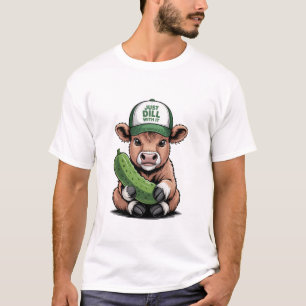 Bara dill med det ko PNG, Rollig inlagd gurka T Shirt