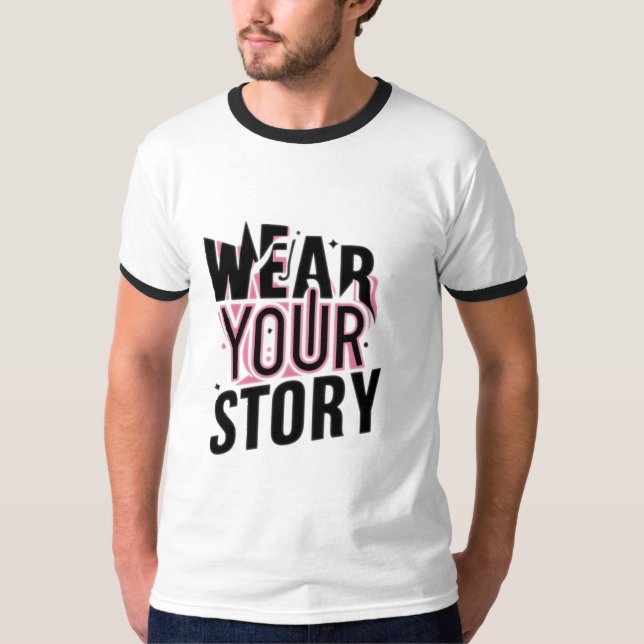 Bära din artikel: Unikt Anpassade T-Shirts (Framsida)