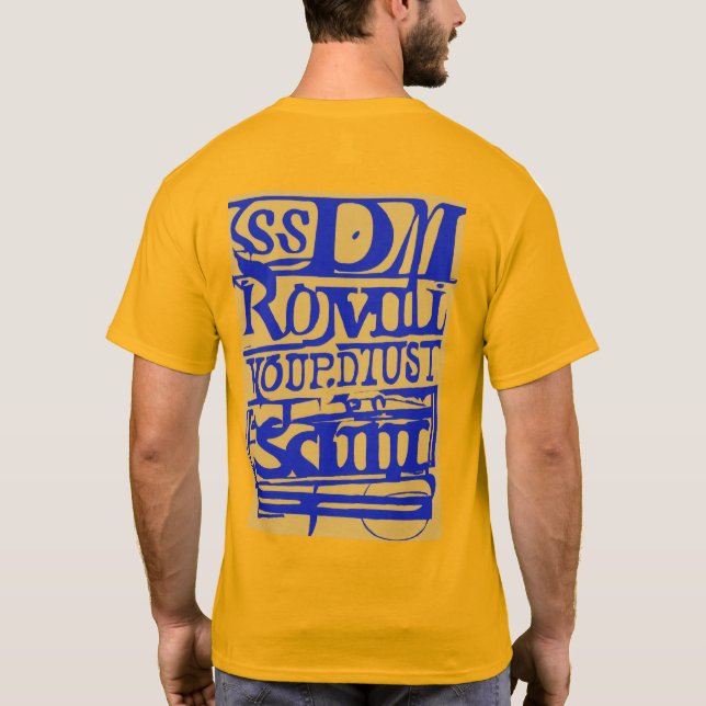 Bära din historia, tala Stil T Shirt (Baksida)
