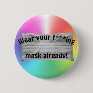 Bära din mask knapp