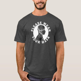 Bära din mask Manar-T-Shirt (Pittsburgh) T Shirt