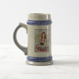 Bära Dirndl Drink Bier Celebrate Oktoberfest Sejdel