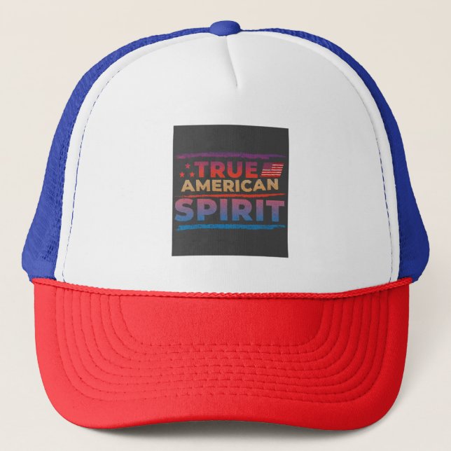 Bära ditt amerikanska Pride: True American Hat Keps (Framsida)