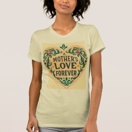 Bära ditt hjärta: Mor Kärlek Forever T Shirt