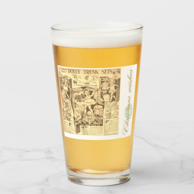 Bara dockor för en God jul Glaskopp (Framsida fylld)