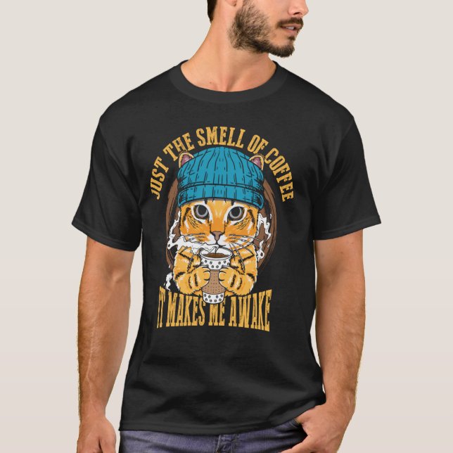 Bara doften av kaffe t shirt (Framsida)