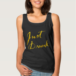 Bara Drunk Bachelorette Top i guld T Shirt