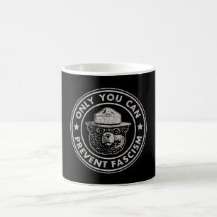 Bara du kan förhindra att fascismen-Vintagen stann Kaffemugg