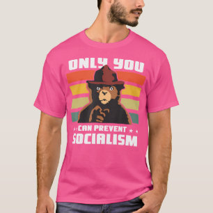 Bara du kan förhindra att socialismen Camping Vint T Shirt