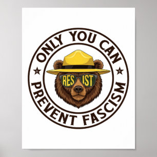 Bara du kan förhindra fascismen att hålla tillbaka poster
