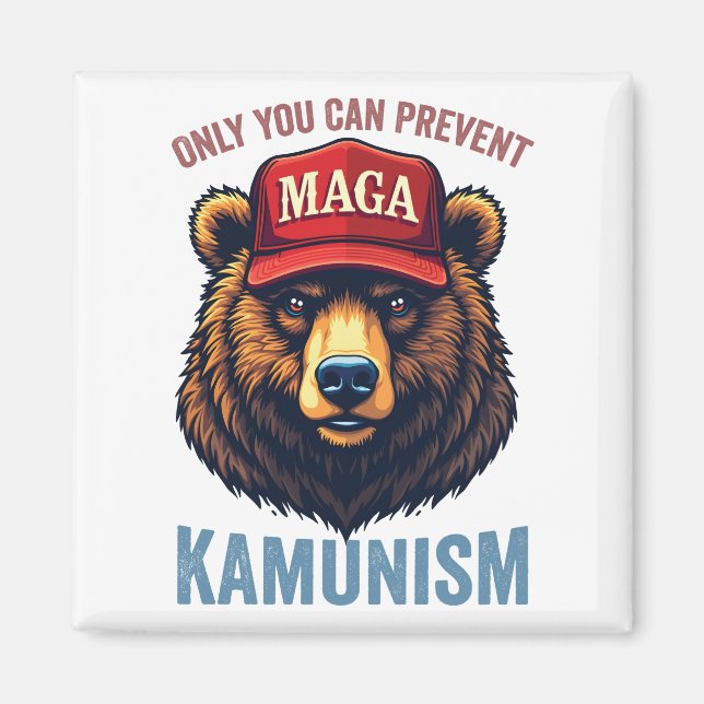 Bara du kan förhindra Kamunism Harris Magnet (Framsidan)