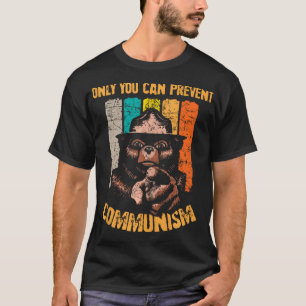 Bara du kan förhindra kommunismens vackra campingb t shirt