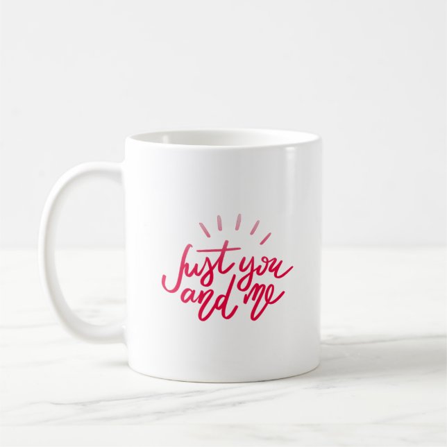 Bara du och jag kaffemugg (Vänster)