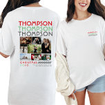 Bara du Photo Collage Par jul Bild T Shirt<br><div class="desc">Gratulera till kärlek på ett unikt och personlig sätt med det enda du Photo Collage Par jul Bild T-Shirt. Med den här anpassningsbarna kan du skriva ut din egen fotokollage, skapar den till en julklapp för din andra stora. Vare sig det är en speciell samling av dina favoritminnen eller en...</div>